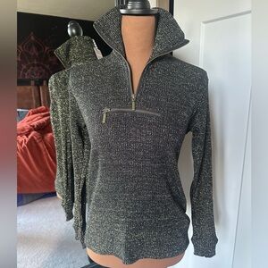 ALEXACHUNG Lurex Rib Jersey Top - NWT (Size 8)